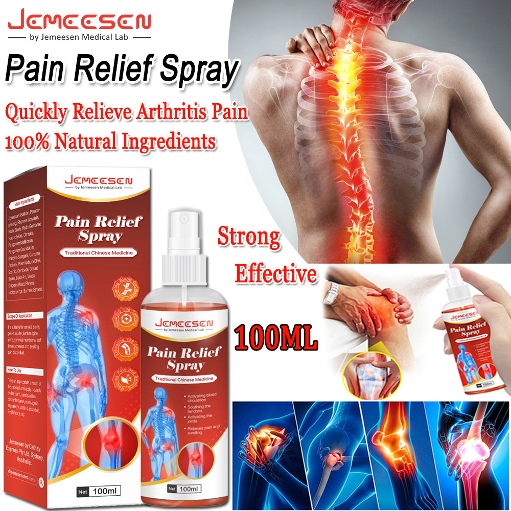 Instant Pain Relief Spray Rheumatism Arthritis Knee Pain Relief Muscle Ache Joint Sprain Orthopedic Medical Spray 100ML