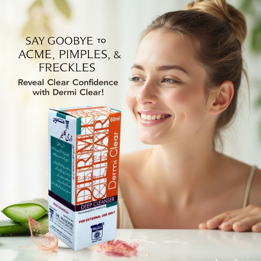 Advanced Herbal Skin Treatment for Acne, Pimples, Freckles & Blemishes – All-in-One Antiseptic Toner, Astringent & Makeup Remover – Promotes Clear, Youthful & Radiant Skin – 60ml Bottle