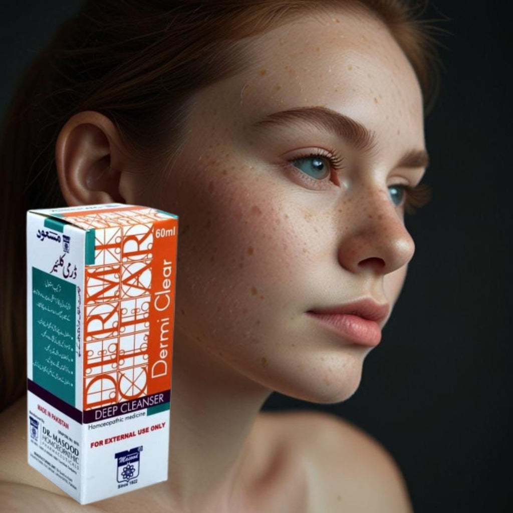Advanced Herbal Skin Treatment for Acne, Pimples, Freckles & Blemishes – All-in-One Antiseptic Toner, Astringent & Makeup Remover – Promotes Clear, Youthful & Radiant Skin – 60ml Bottle