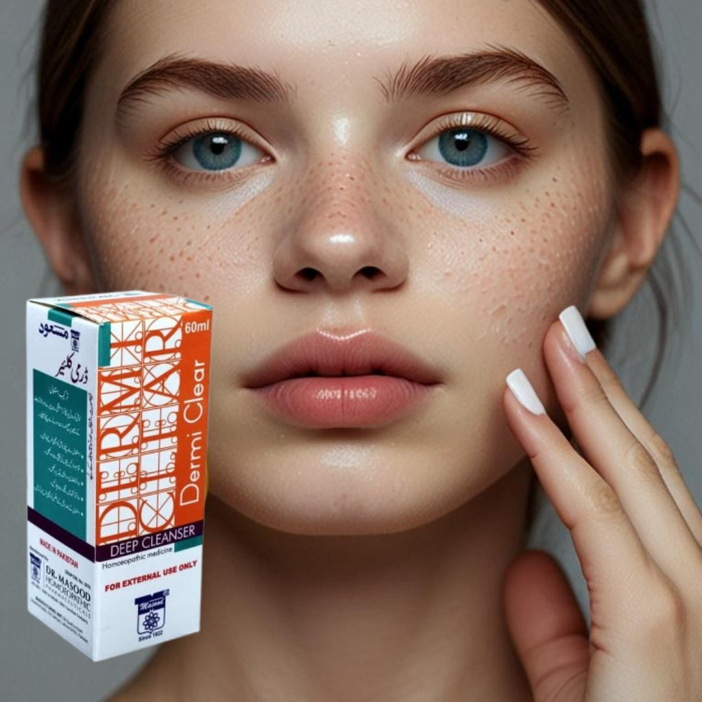 Advanced Herbal Skin Treatment for Acne, Pimples, Freckles & Blemishes – All-in-One Antiseptic Toner, Astringent & Makeup Remover – Promotes Clear, Youthful & Radiant Skin – 60ml Bottle