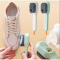 Multifunctional Cleaning Shoe Brush Soft Bristle Automatic Liquid Dispensing Brush Long Handle Brush Household Cleaning Tools