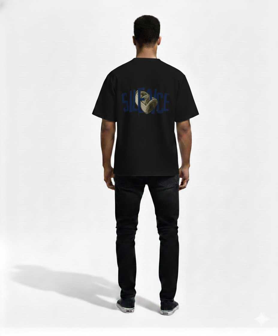 Silence Drop Shoulder T-Shirt for Men