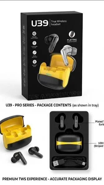 U39 Wireless Earbuds Bluetooth 5.3 HD Stereo Sound Touch Control