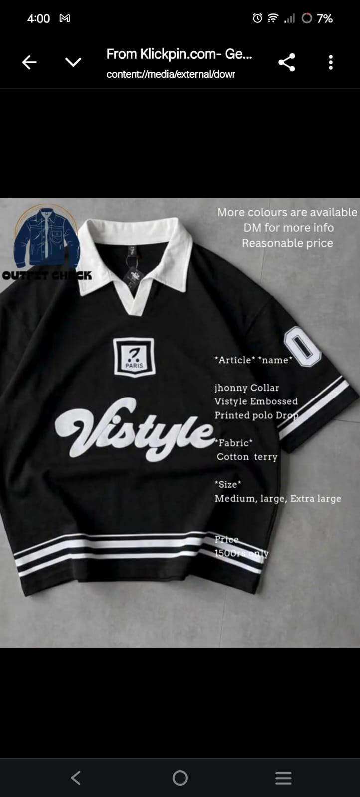Vistyle Casual Oversized Polo Shirt for Men & Women
