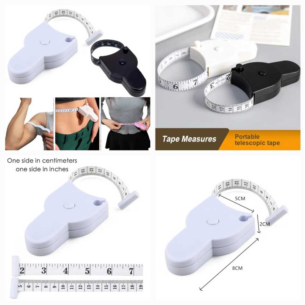 Telescopic Self-Measurement Tape – One-Handed Body Measuring Ruler