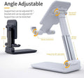 Smart Foldable Mobile Stand – Adjustable Desktop Holder for iPhone & Android