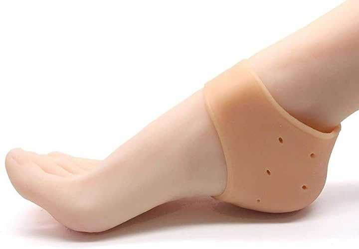 Silicone Half-Heel Socks – Anti-Crack Gel Sleeves for Dry & Cracked Heels