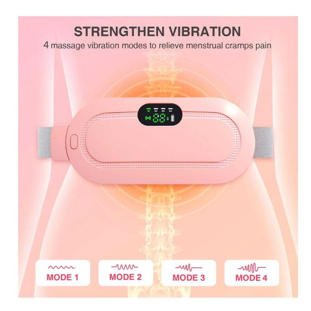 Electric Period Cramp Massager – Heating Belt for Menstrual Pain Relief