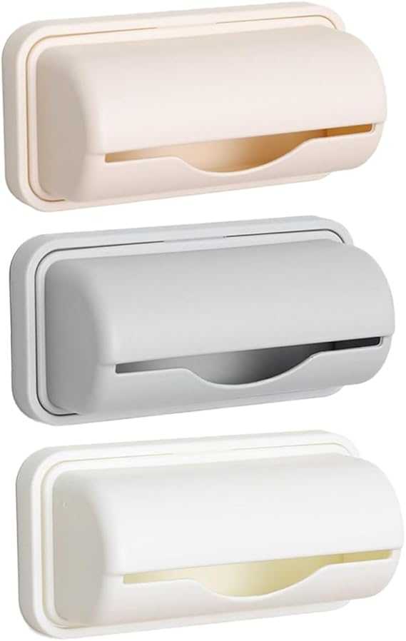 Wall-Mounted Garbage Bag Storage Box – Adhesive Kitchen Bag Dispenser