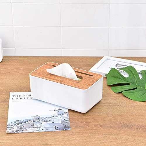 Wooden Tissue Box Cover – Rectangular Handcrafted Facial Tissue Holder