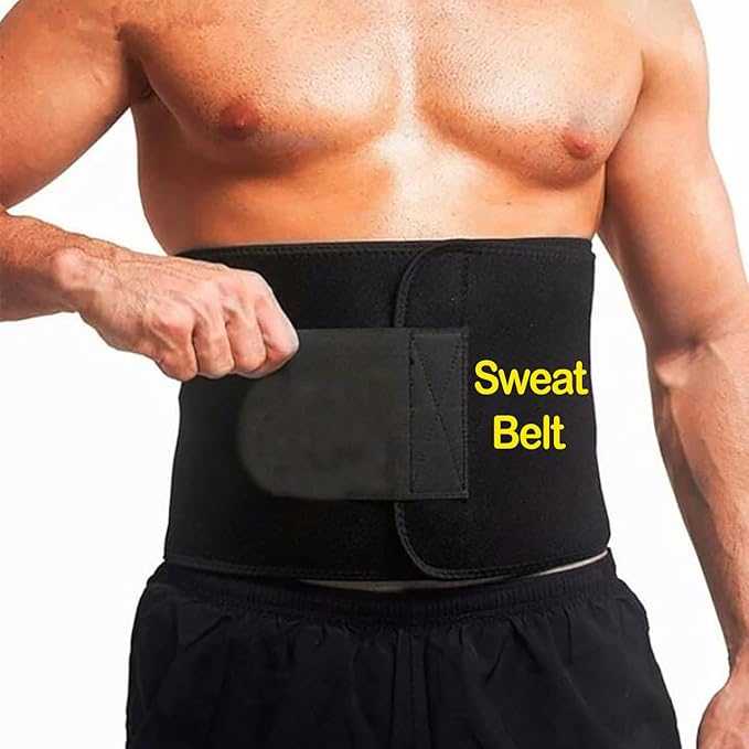 Premium Sweat Belt – Adjustable Waist Trimmer for Men & Women