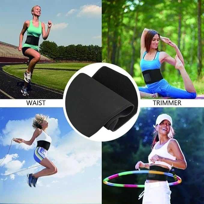 Premium Sweat Belt – Adjustable Waist Trimmer for Men & Women