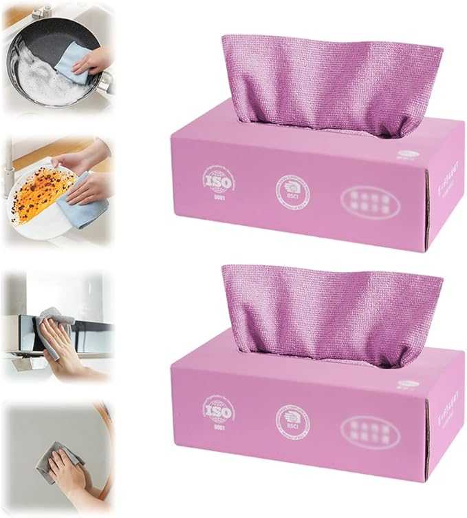 Microfiber Cleaning Wipes – Pack of 20 Ultra-Soft Lint-Free Cloths