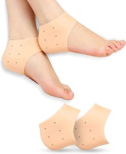 Silicone Half-Heel Socks – Anti-Crack Gel Sleeves for Dry & Cracked Heels
