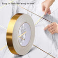 Self-Adhesive Golden Decoration Tape – Waterproof Metallic Wall & Floor Trim