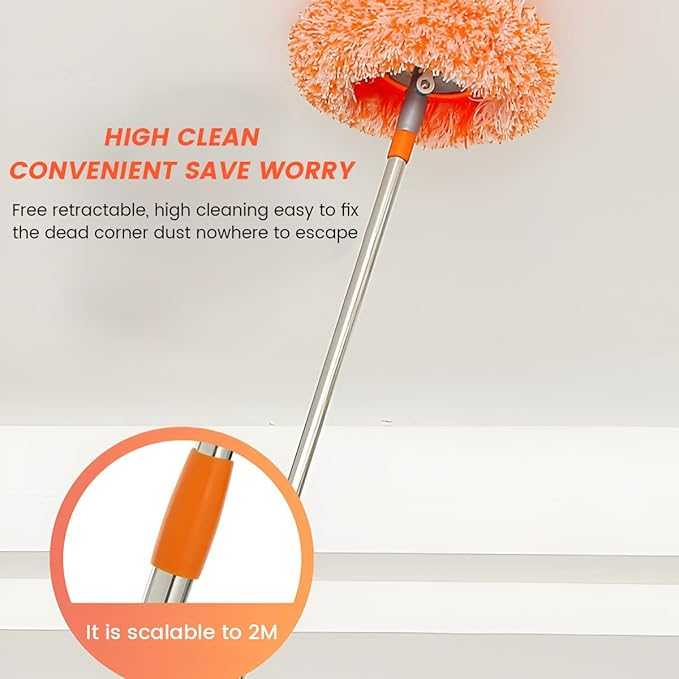 Sunflower Rotatable Mop – 360° Round Microfiber Cleaning Brush