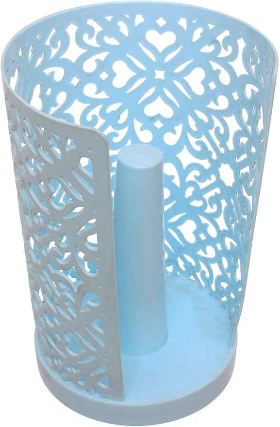 Floral Round Tissue Holder – Stylish Decorative Organizer for Home & Office
