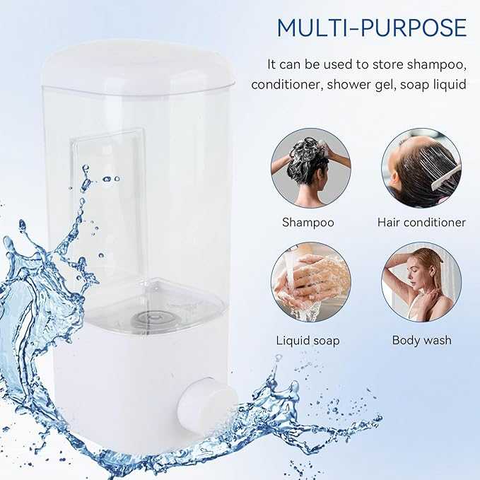 Wall-Mounted Liquid Soap Dispenser – Sleek Bathroom & Kitchen Organizer