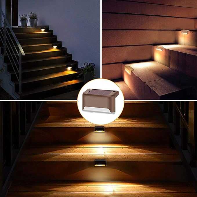 Waterproof Solar Deck Fence Lights – LED Outdoor Step & Stair Light