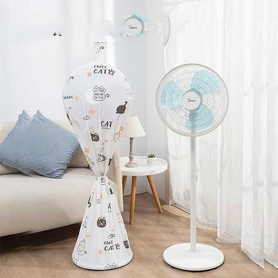Full Pedestal Fan Cover – Dustproof & Waterproof Full-Length Protector