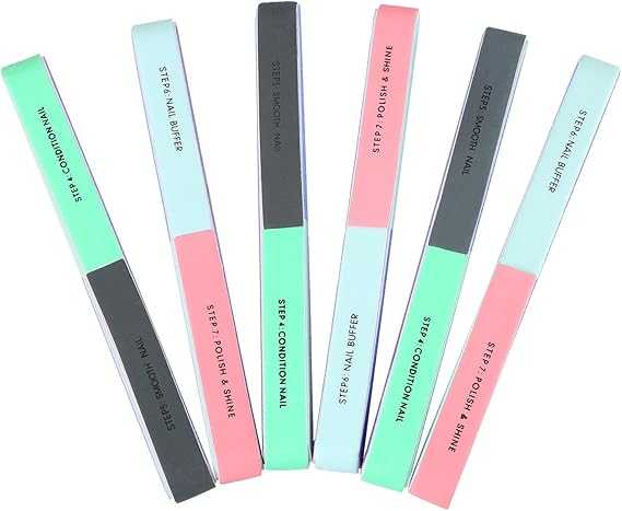 Nail File and Buffers for Women Girls, Natural Emery Boards