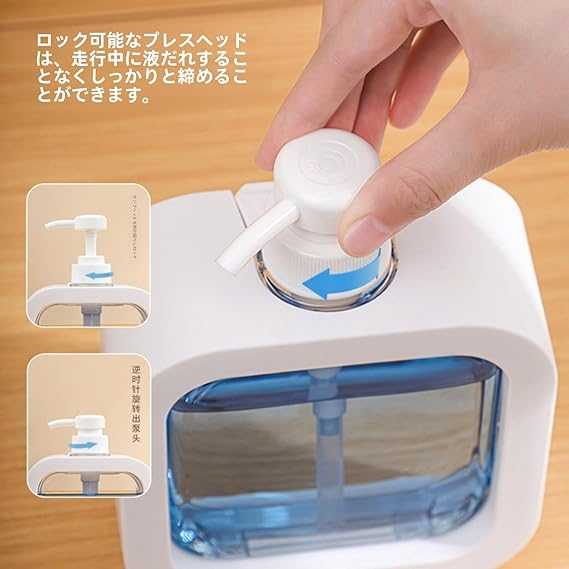 Portable Soap Dispenser Clear Dish Liquid Squeeze Bottle Mini Liquid Container Travel Manual Hand Sanitizer Soap Bottle Perfect for Kitchen, Bathroom, Hand Wash, Hotel 500ml