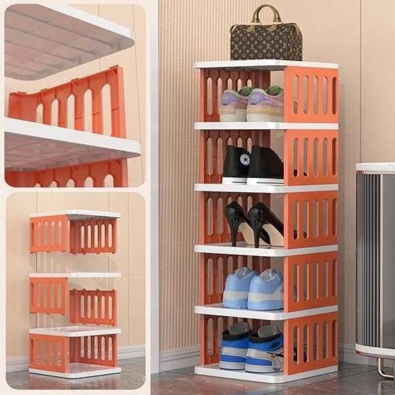 New Lock Narrow Shoerack Multi Organizer – Space Saving DIY Storage Cabinet