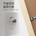 Punch-Free Screw Hooks (Pack of 10) – Self-Adhesive Wall Mount Stickers