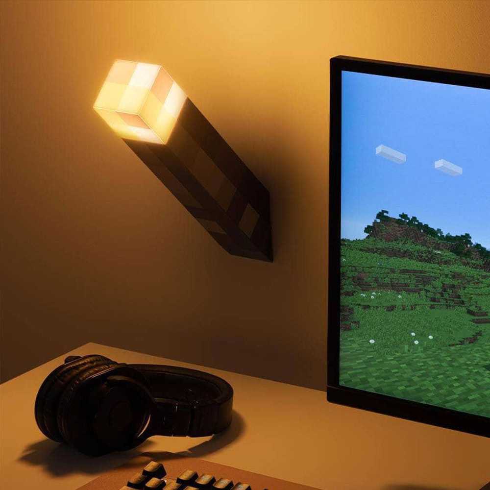 Minecraft Game Torch Light Brownstone USB LED Night Light