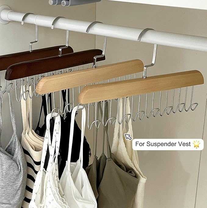 Wooden Multi-Hook Hanger – Compact 8 Hook Storage Rack for Hanging Clothes & Personal Items