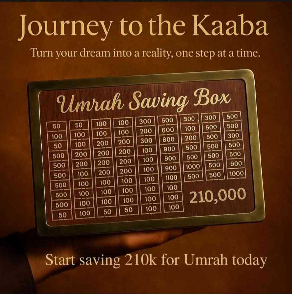 Niyyat Umrah Savings Box – Turn Dreams into Reality