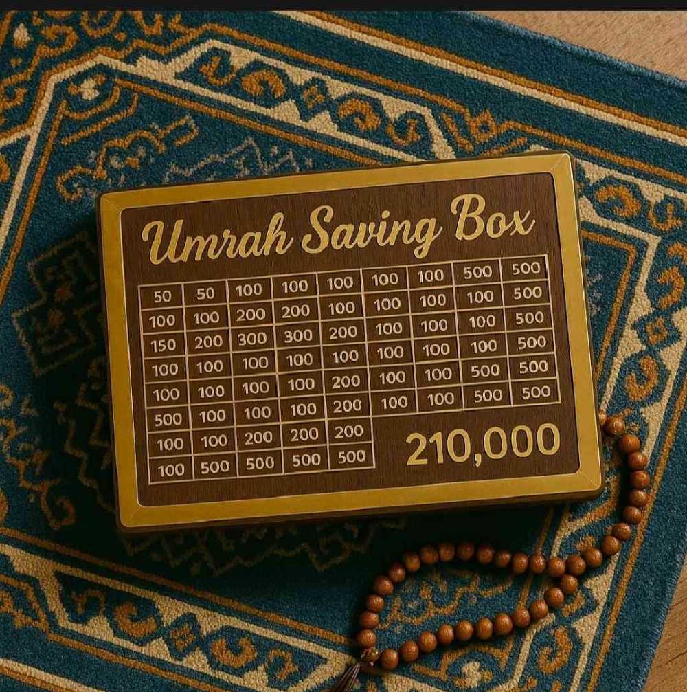 Niyyat Umrah Savings Box – Turn Dreams into Reality