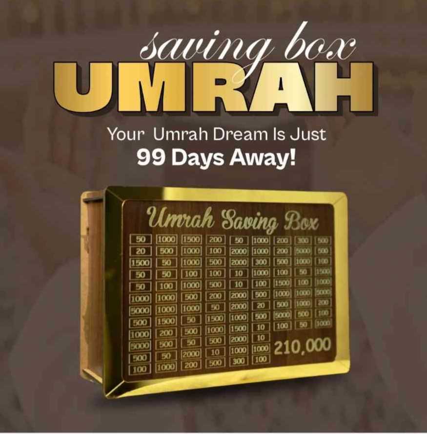 Niyyat Umrah Savings Box – Turn Dreams into Reality
