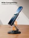 Adjustable Table Stand for Mobile & Tablet Foldable Anti-Slip Holder