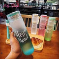 Hello-Master Borosilicate Water Bottle Transparent Water Bottle for Home, Office, Gym, Picnic and Travelling – Stylish Glass Bottle Multicolor