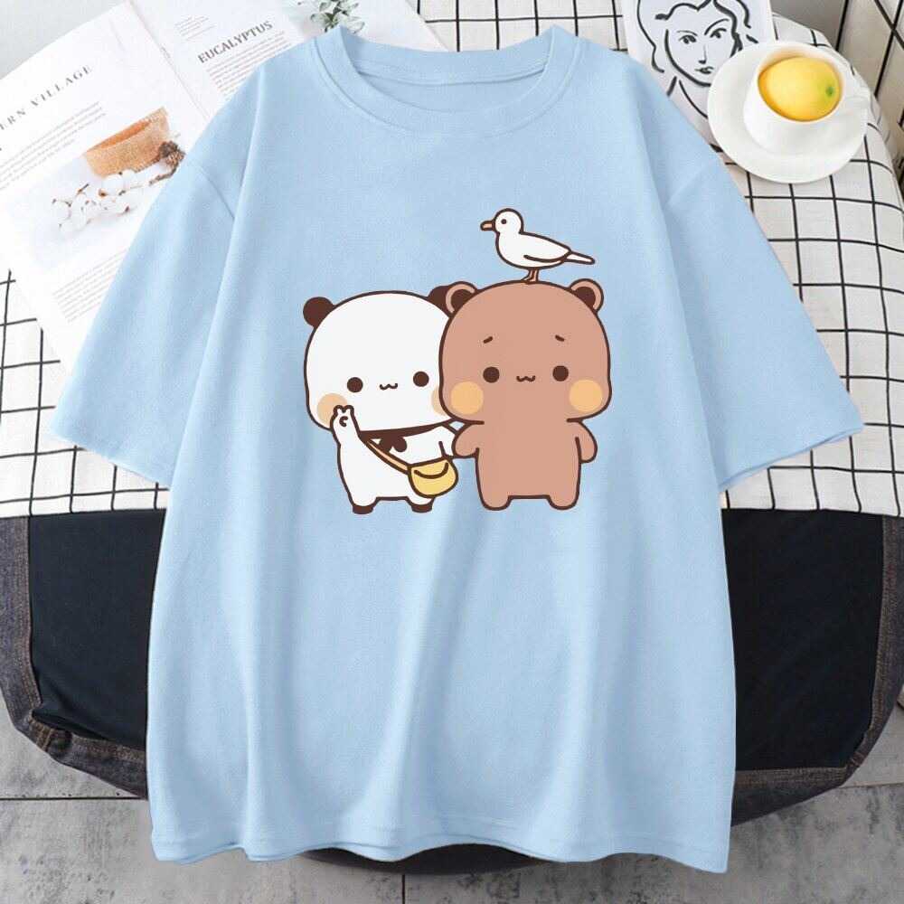 Cute Bears DTF Printed T-Shirt For Women's