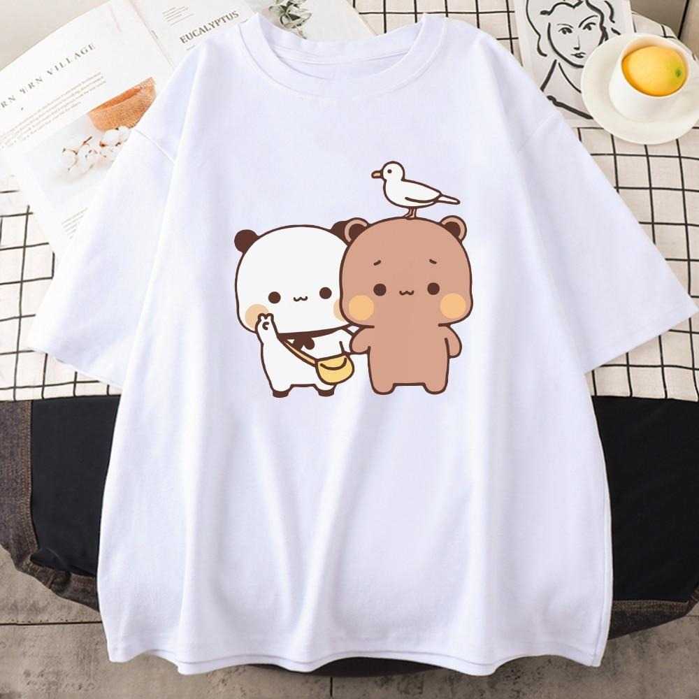 Cute Bears DTF Printed T-Shirt For Women's