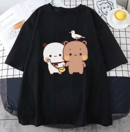 Cute Bears DTF Printed T-Shirt For Women's