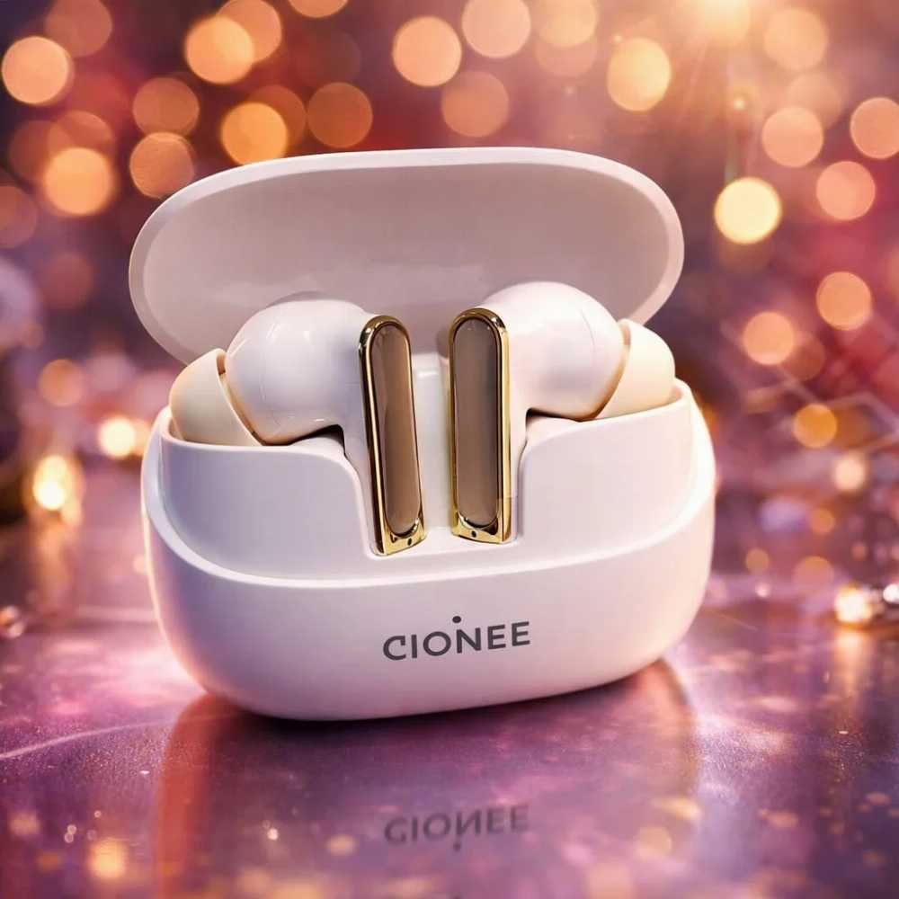 GIONEE True Wireless Earbuds Bluetooth 5.3 – ENC Noise Reduction, Hi-Fi Stereo Sound, Touch Control, USB-C Fast Charging, IPX5 Waterproof