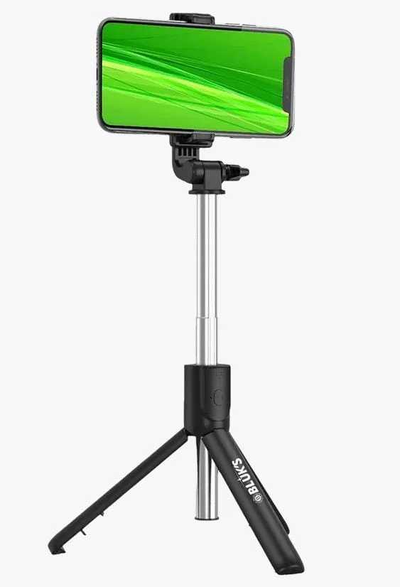 Selfie Stick with Tripod Stand | Bluetooth Remote | Adjustable & Foldable Design