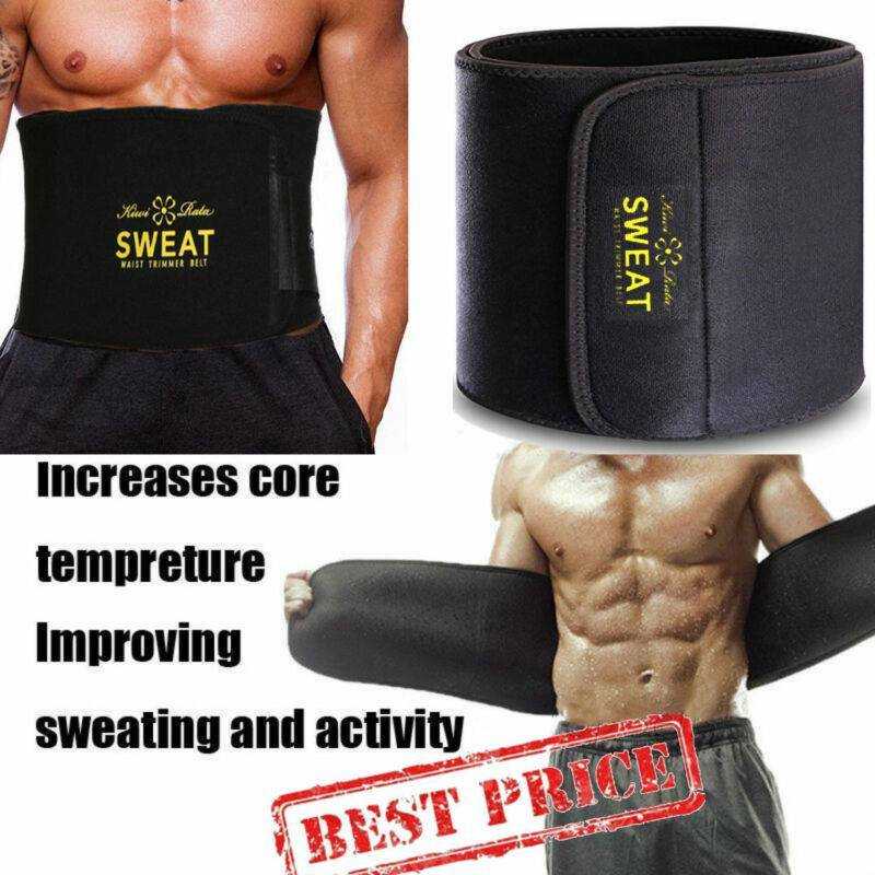 Premium Sweat Belt – Adjustable Waist Trimmer for Men & Women