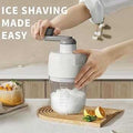 Manual Ice Shaver Machine – Portable Snow Cone & Gola Ganda Maker
