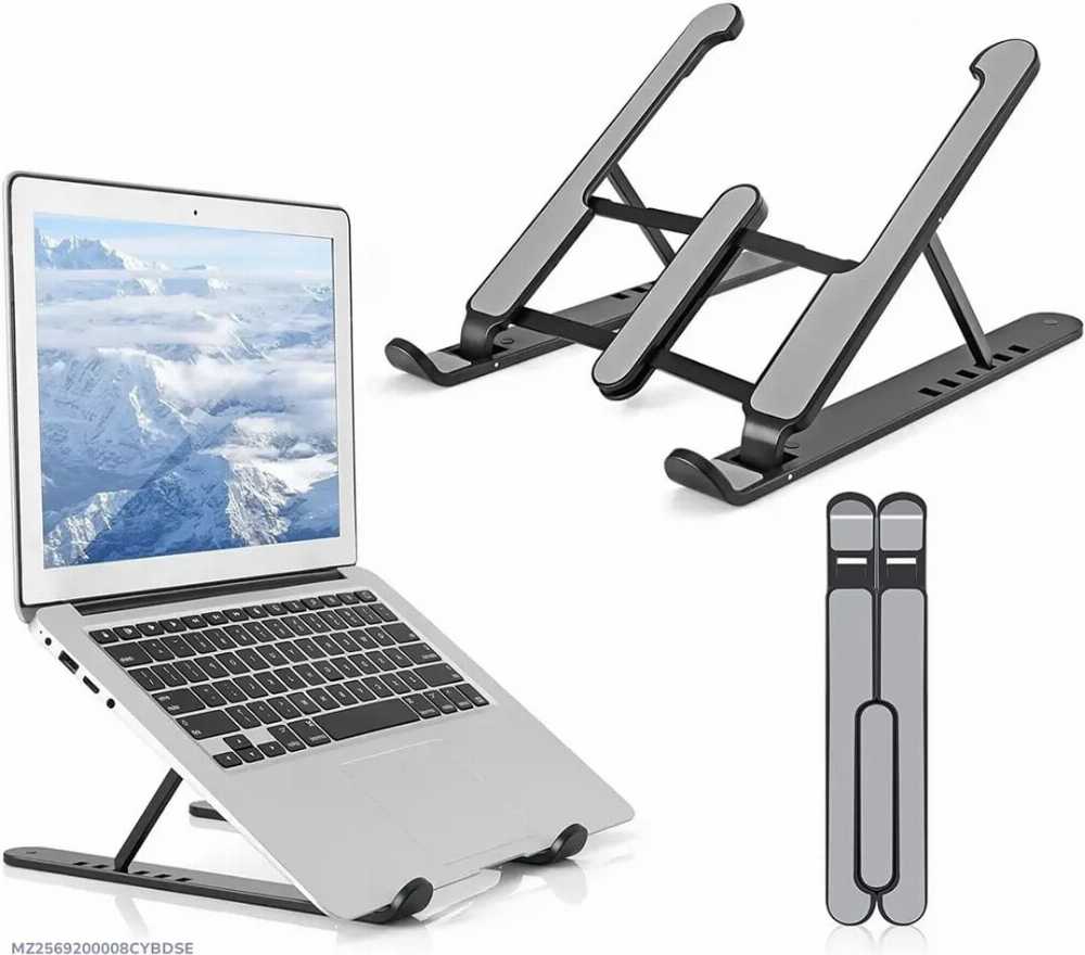 Adjustable Laptop Stand – Creative Folding Portable Storage Bracket for Desk & Office