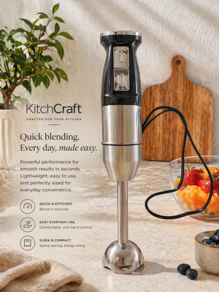 KitchCraft Immersion Hand Blender