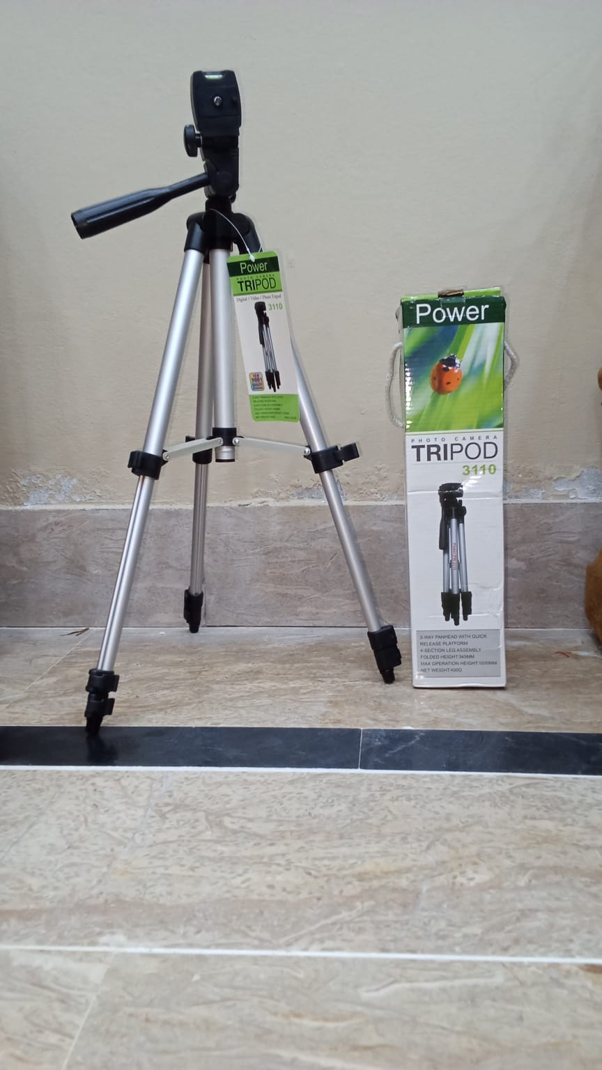 Power Tripod 3100 – Lightweight Adjustable Tripod for Digital, Video, & Photo CamerasPower Tripod 3100 – Lightweight Adjustable Tripod for Digital, Video, & Photo Cameras