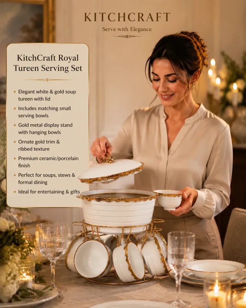 KitchCraft Royal Tureen Serving Set