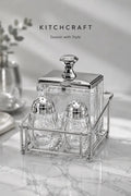 Kitchcraft Luxury Spice Jar & Shaker Caddy Set