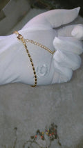 gold-toned bracelet