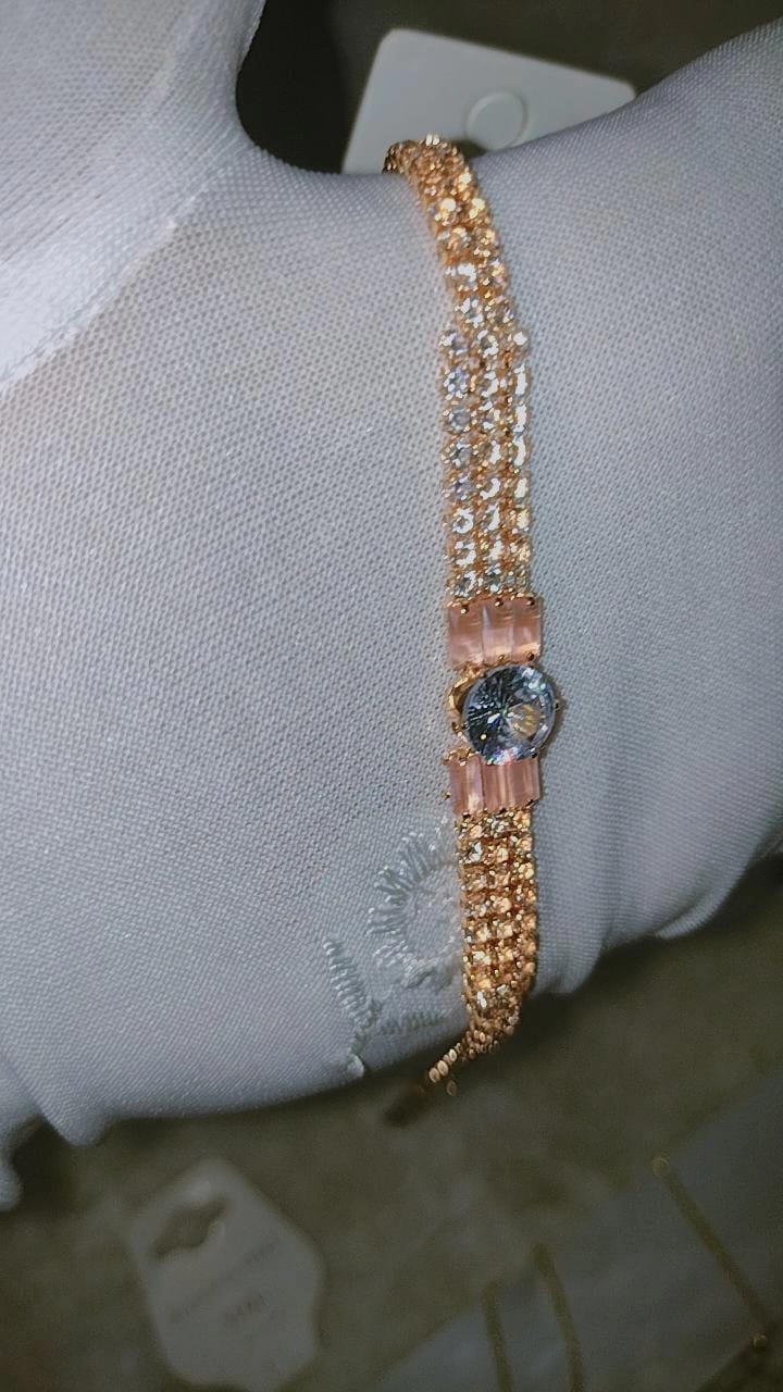 rose gold-tone bracelet