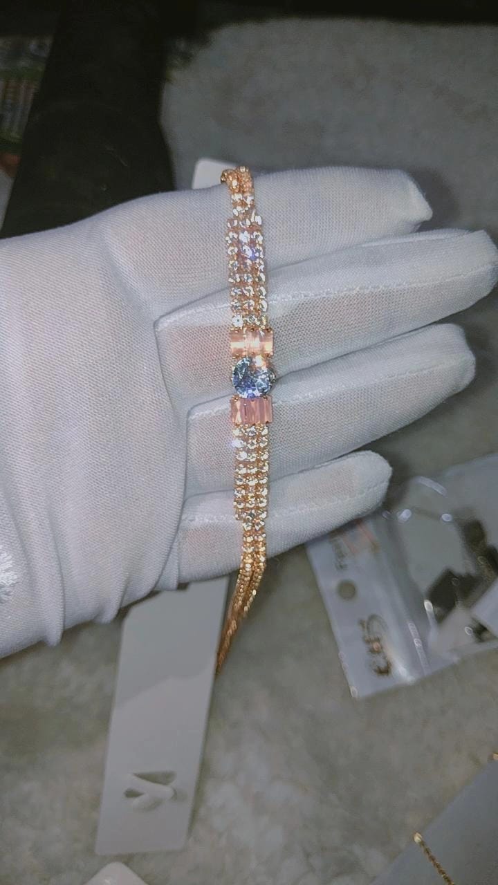 rose gold-tone bracelet